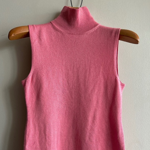 Narciso Rodriguez Pink Silk & Cashmere Knit Top – Made in Italy - Picture 7 of 10